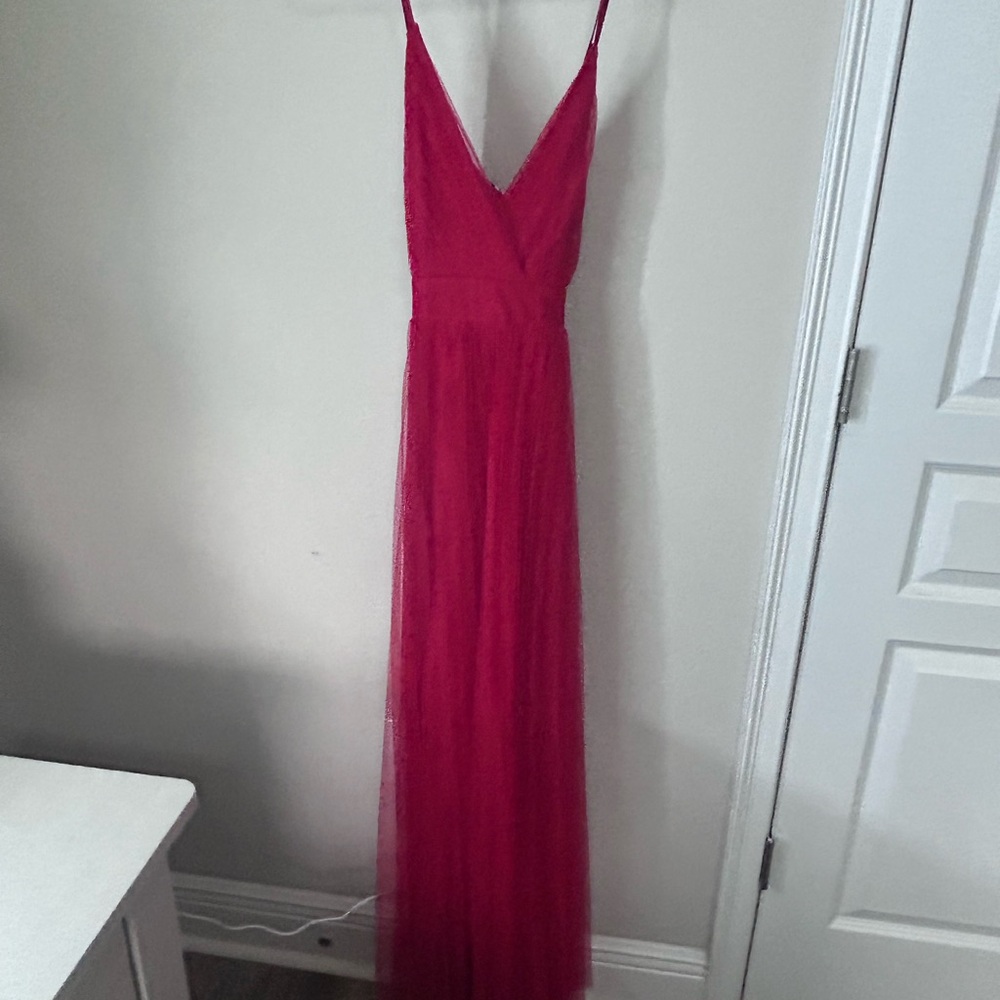 Luxxel Deep Pink Maxi Dress